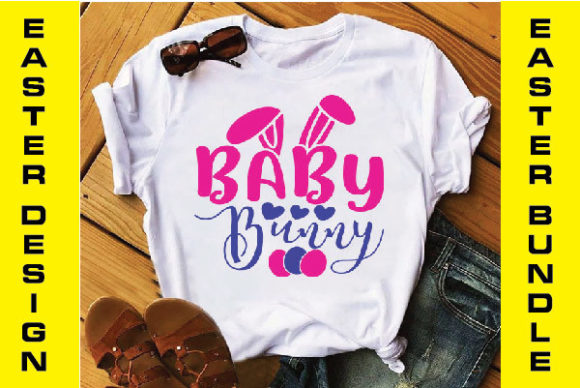 Baby Bunny Graphics for Print Templates and Crafting