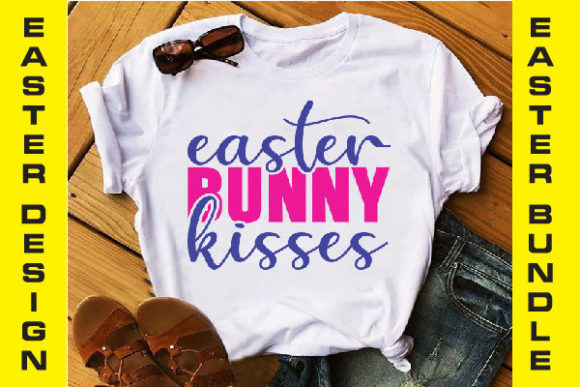 Easter Bunny Kisses Graphics for Print Templates
