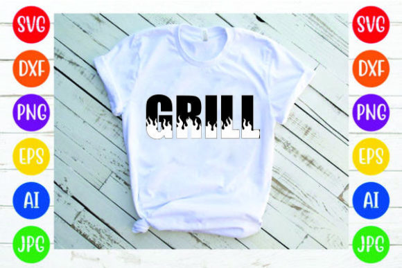 Grill Svg Design: Premium Graphics for Print Templates
