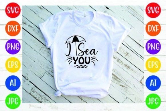 I Sea You Design: Graphics & Print Templates for Summer Crafts