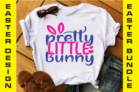 Pretty Little Bunny Graphics for Print Templates & Publishing