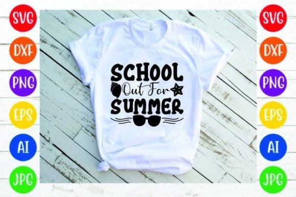 School out for Summer Design Graphics and Print Templates Review