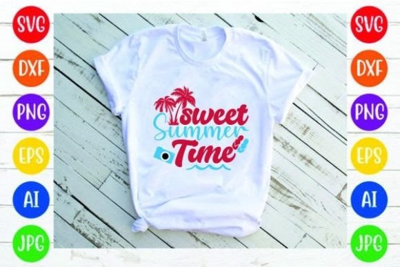 Sweet Summer Time Design: A Graphic Design Asset Review for Print Templates